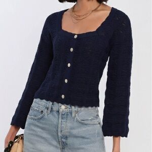 HEARTLOOM | BNWT Navy Lorena Knit Sweater